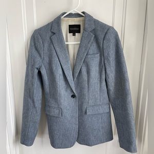Banana Republic Blue Cotton Blazer